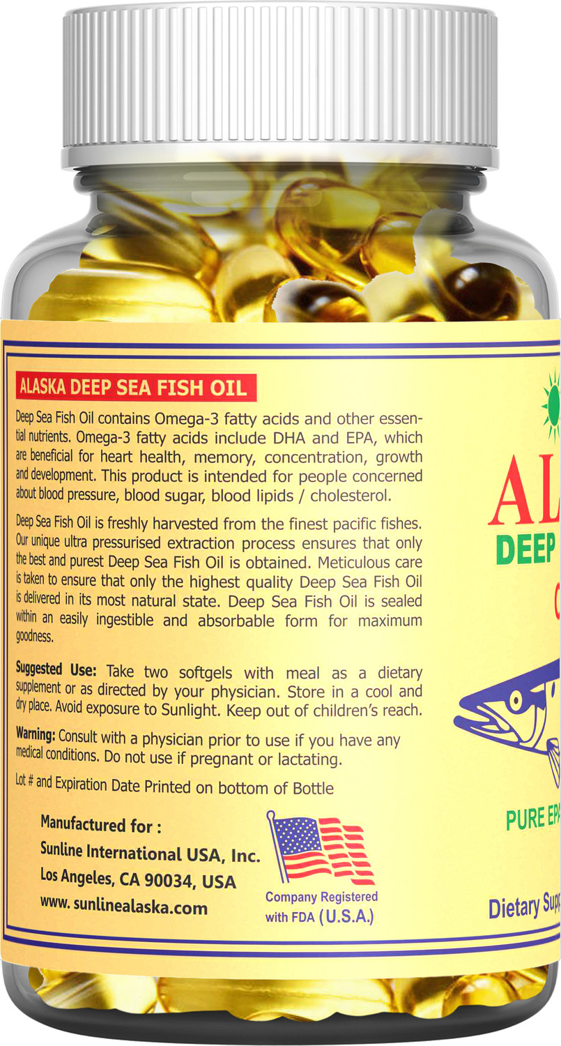 Image of sunline alaska OMEGA-3 FISH OIL