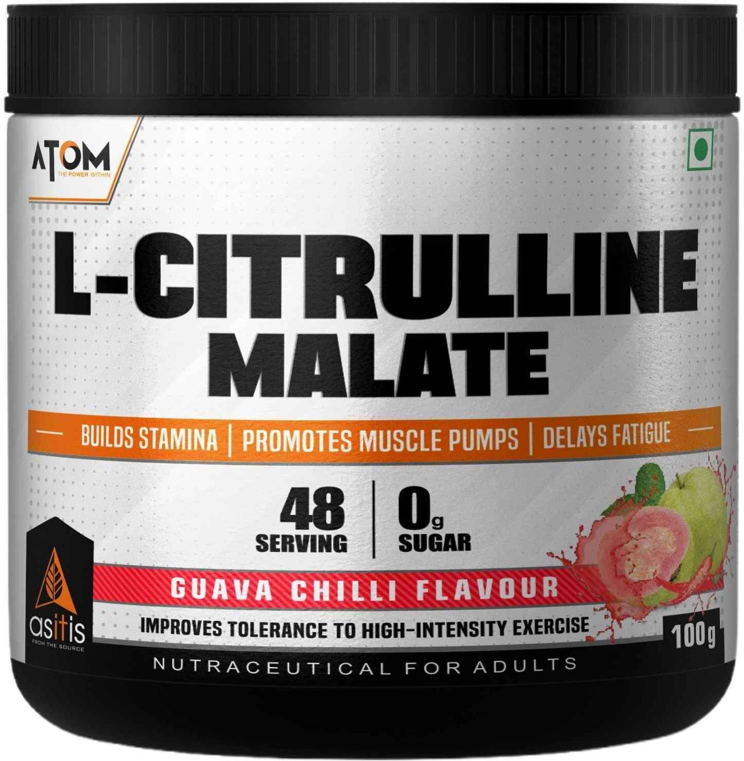 AS-IT-IS Nutrition ATOM L Citrulline Malate 2:1 - 100gms | 48 servings | 0  Sugar |Builds Stamina Price in India - Buy AS-IT-IS Nutrition ATOM L  Citrulline Malate 2:1 - 100gms |
