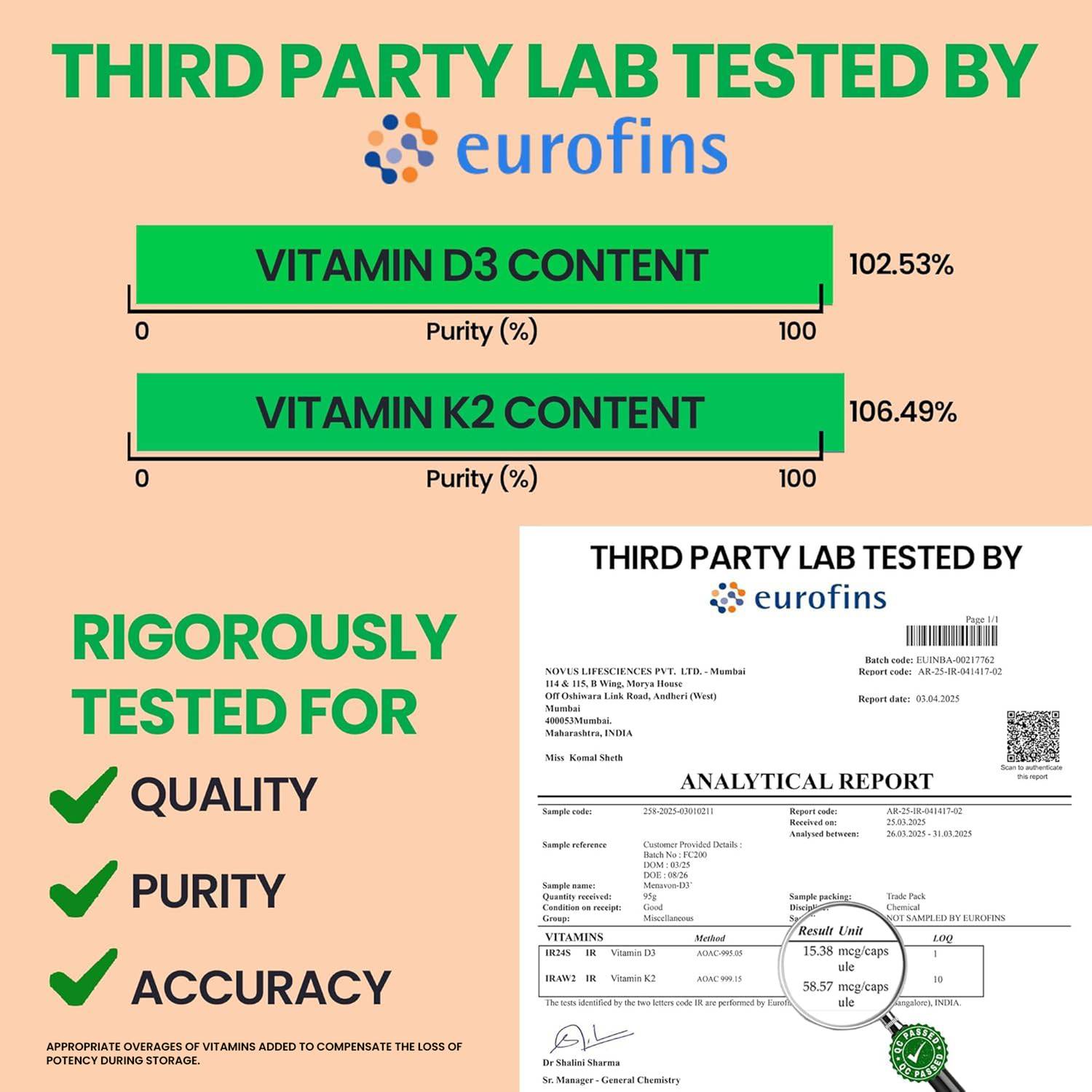 CARBAMIDE FORTE Plant Based Vitamin D3 K2 MK7 Supplement - Image 4