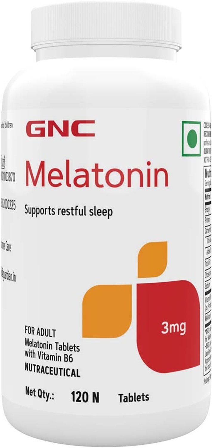 Image of GNC Melatonin Tablets With Vitamin B6