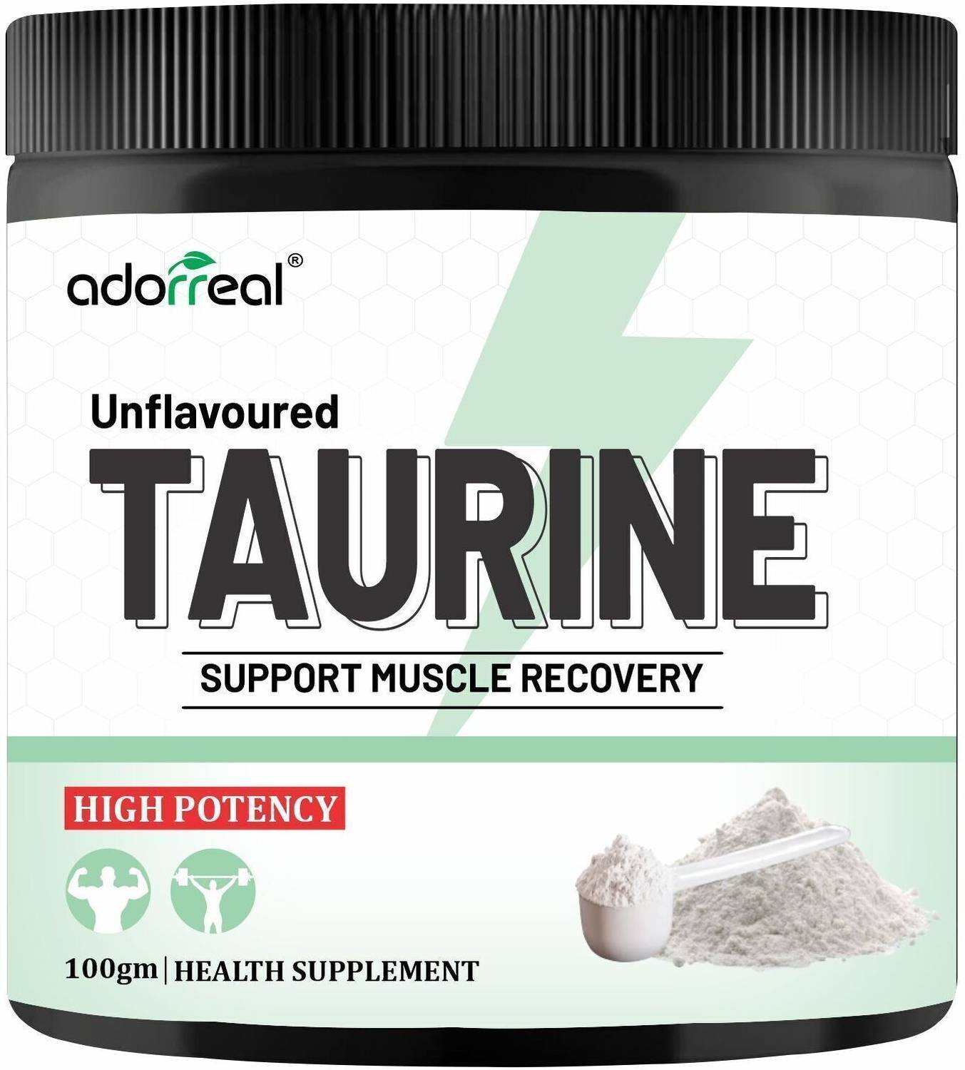 Adorreal Taurine Powder High Potency Formula | 100 g