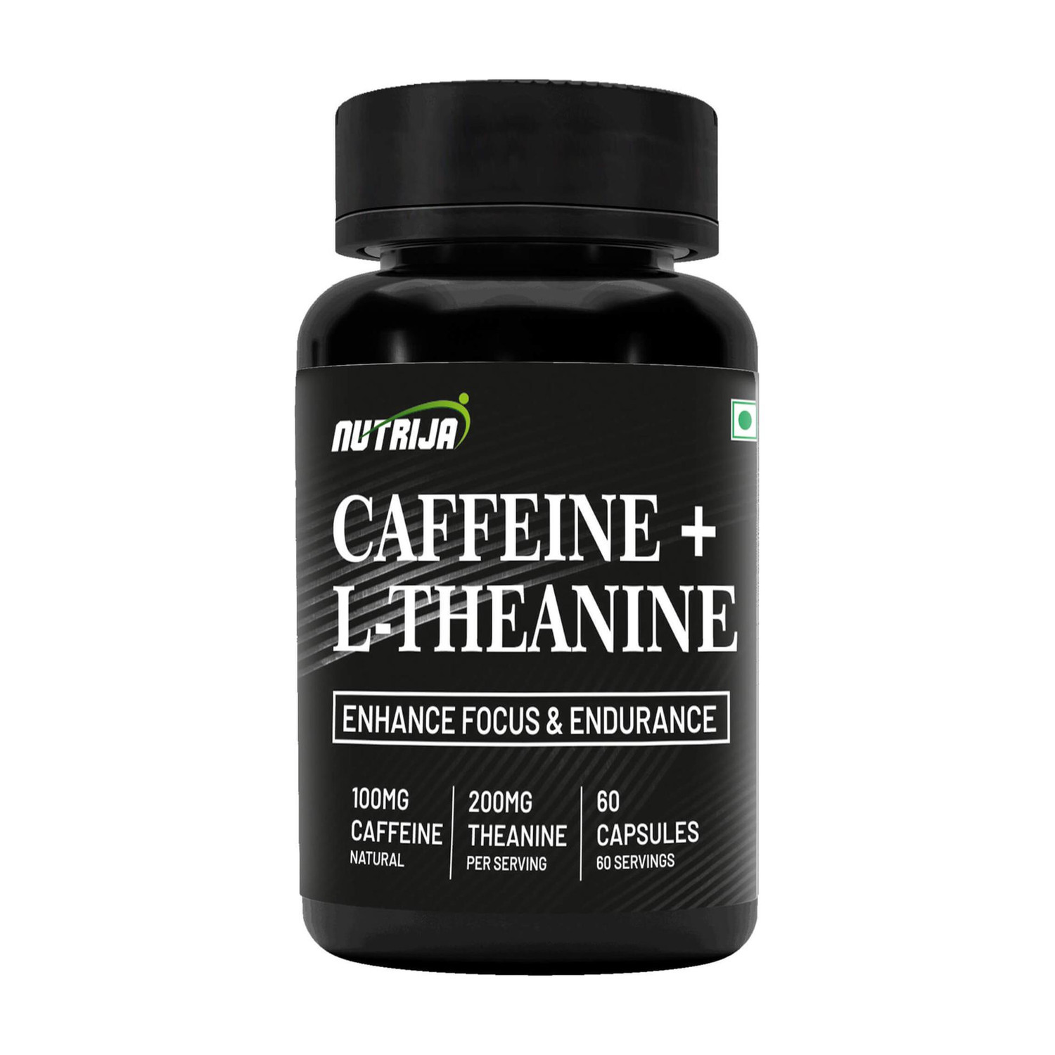Image of NutriJa Natural Caffeine 100MG Plus L-Theanine 200MG -