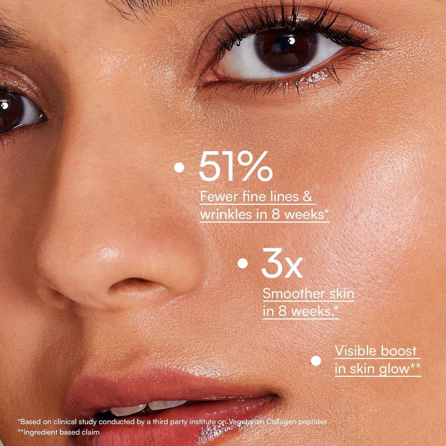 Image of HEALTHKART hk vitals Veg Collagen Supplement Powder, Collagen Peptides, Mixed Fruit