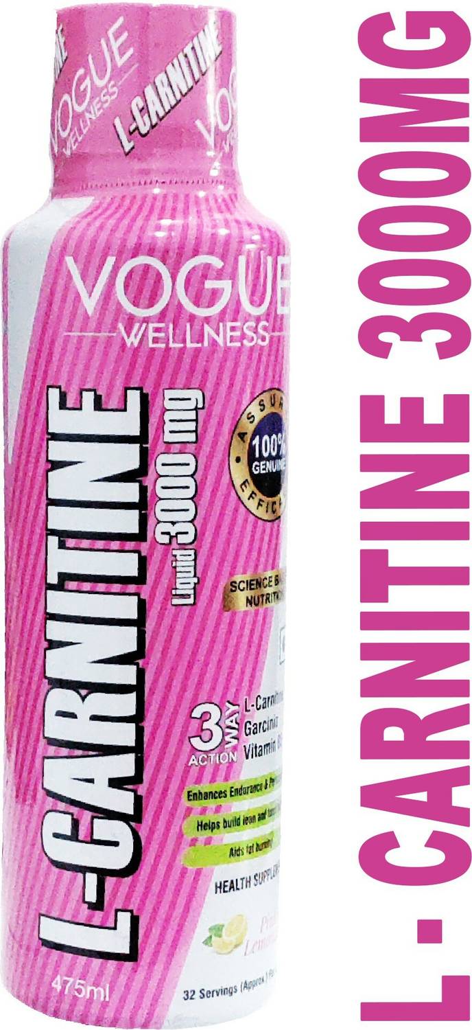 Vogue Wellness Liquid L-Carnitine 3000 mg, Helps Convert Fat into Energy  Price in India