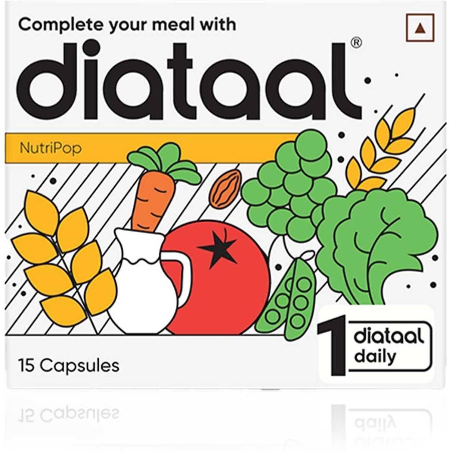 Diataal Nutripop Multivitamin I Good for Hair I Energy (3 x 15 Ca