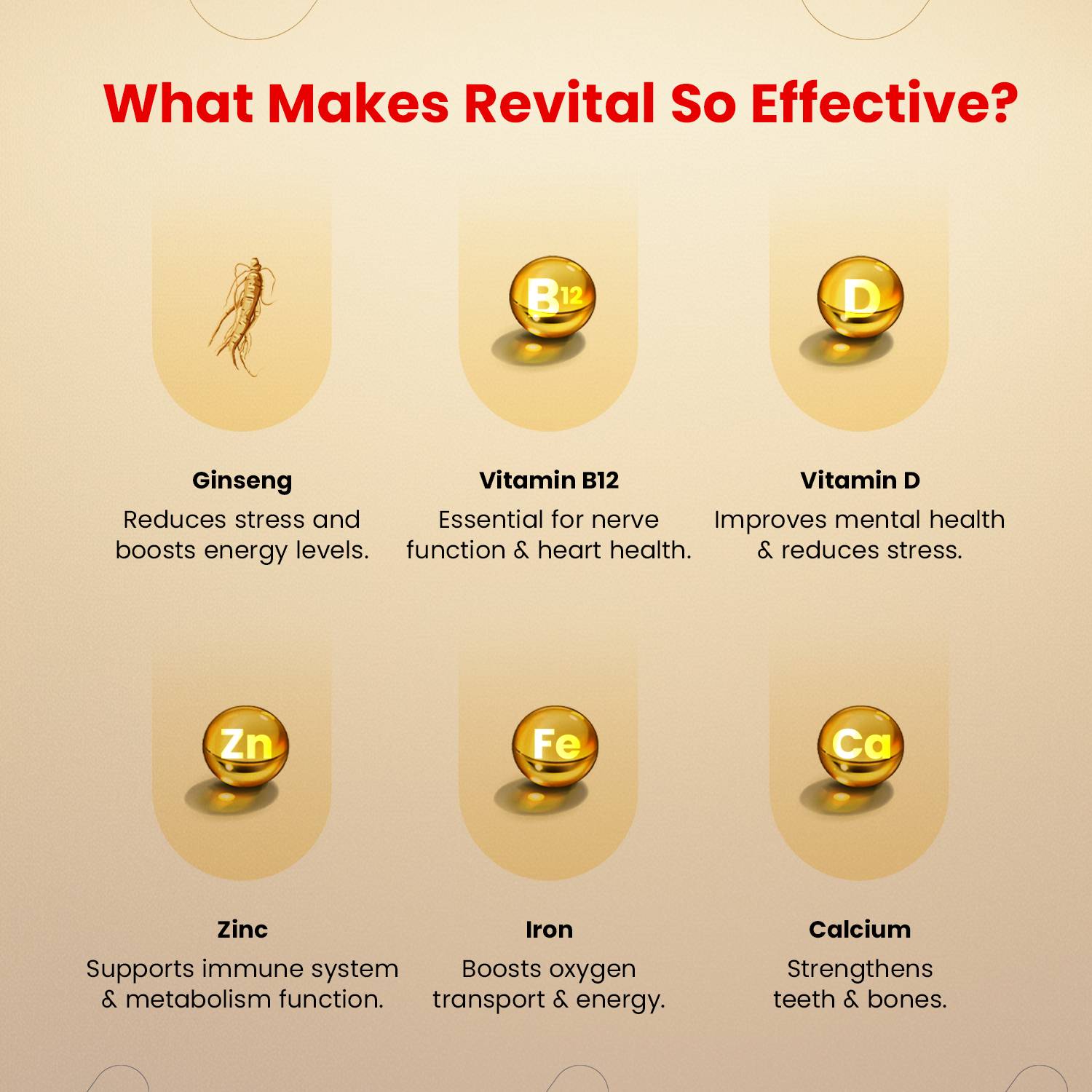 Revital H Multivitamin For Men 60 Capsules - Image 4
