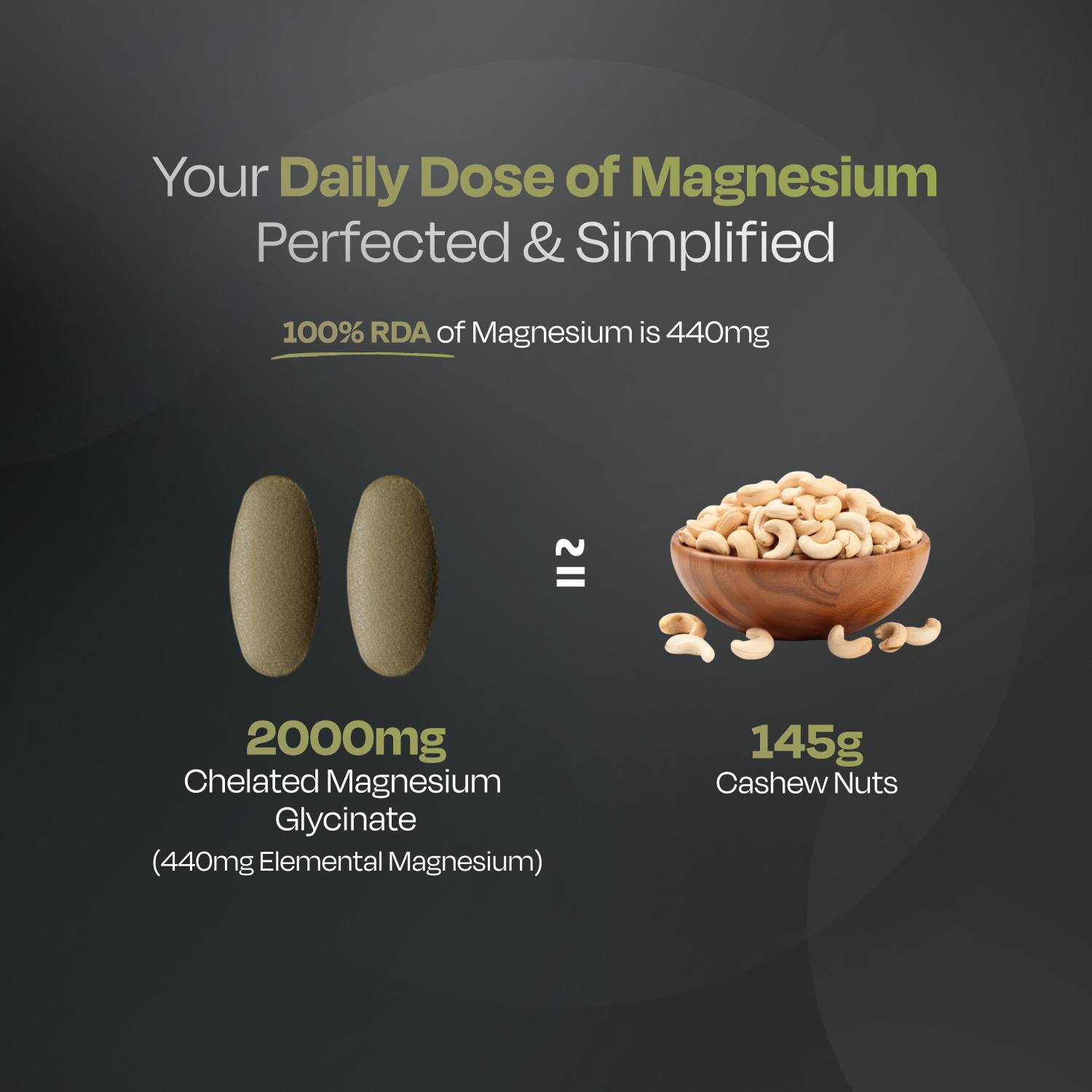 Nutrabay Magnesium Glycinate 2000mg | High Absorption Chelated fo... more