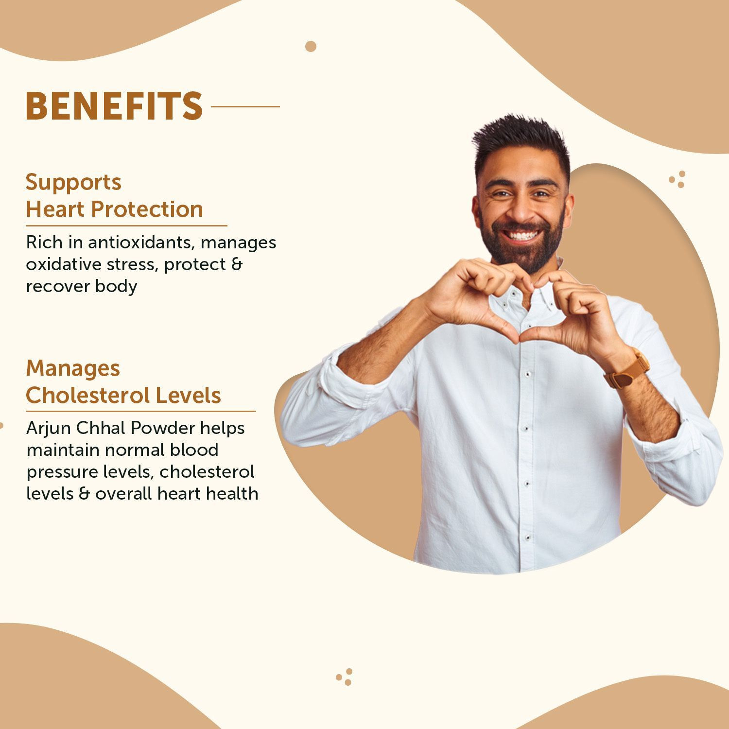 Image of Neuherbs Arjun Chhal Powder | Arjuna Ki Chaal | Supports Heart Health, Cholesterol Level