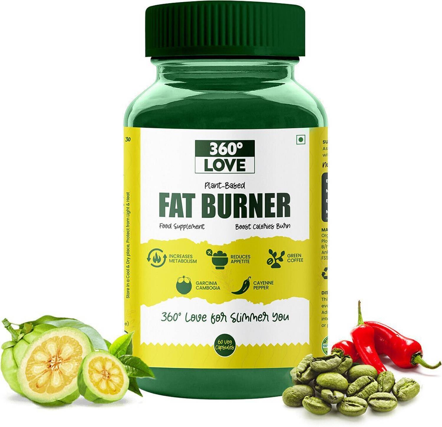 360 LOVE Fat Burner 1000 MG Price in India - Buy 360 LOVE Fat