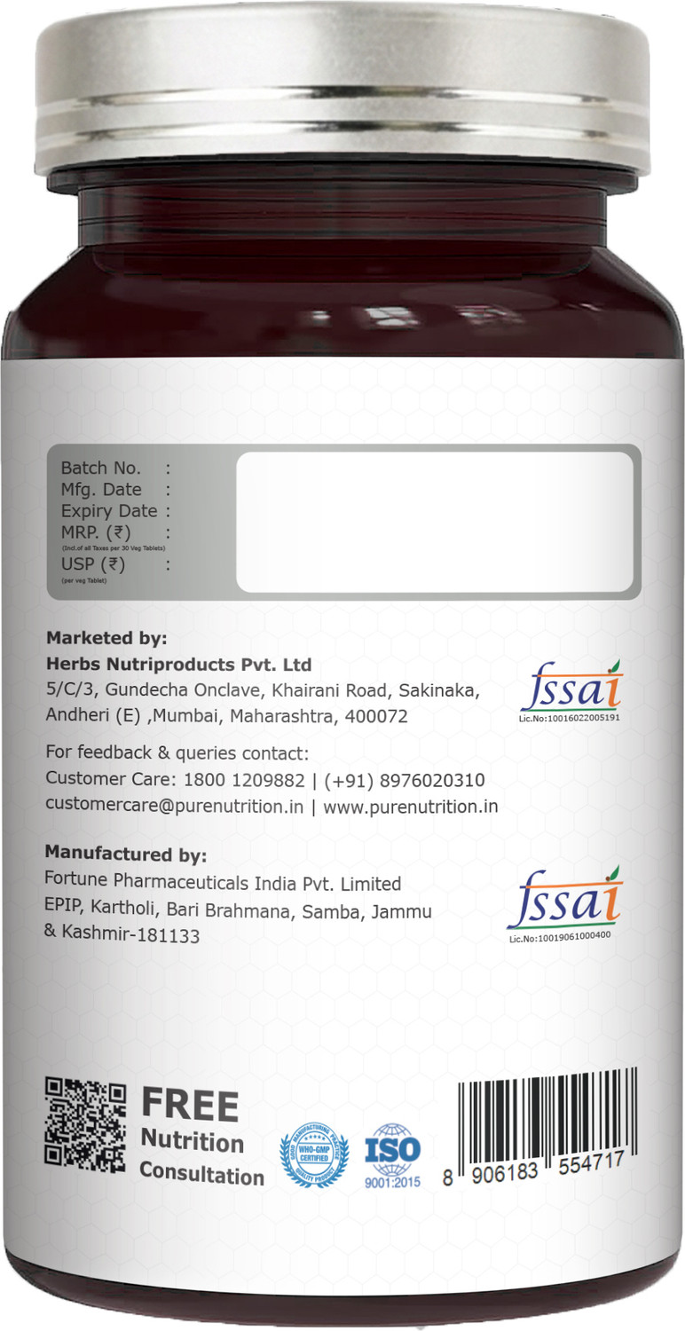 Image of Pure Nutrition Liposomal Glutathione 580mg with Vitamin C | Supports Skin Health