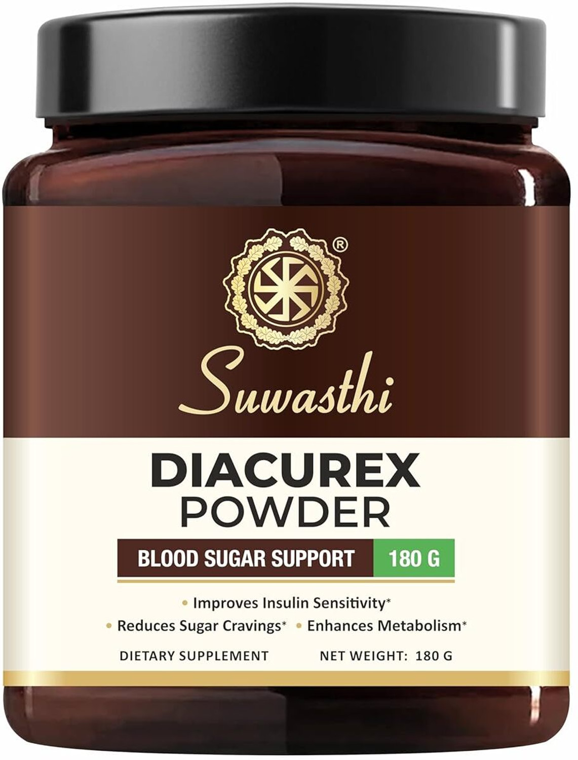 Image of SUWASTHI DiaCurex Powder 100% Natural Supplement for Managing Blood Sugar Diabetes Powder