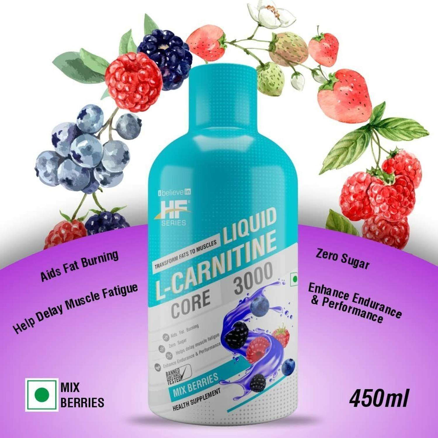 HF Series Liquid L carnitine 3000MG for fat loss and endurance Price in  India
