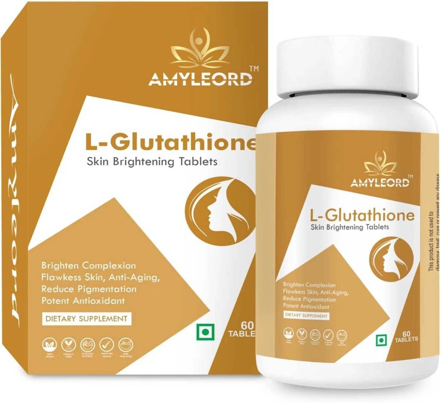 Amyleord L-Glutathione Tablet with Vitamin C&E, Biotin, Grape Seed Extract  for Skin Glow Price in India - Buy Amyleord L-Glutathione Tablet with  Vitamin C&E, Biotin, Grape Seed Extract for Skin Glow online