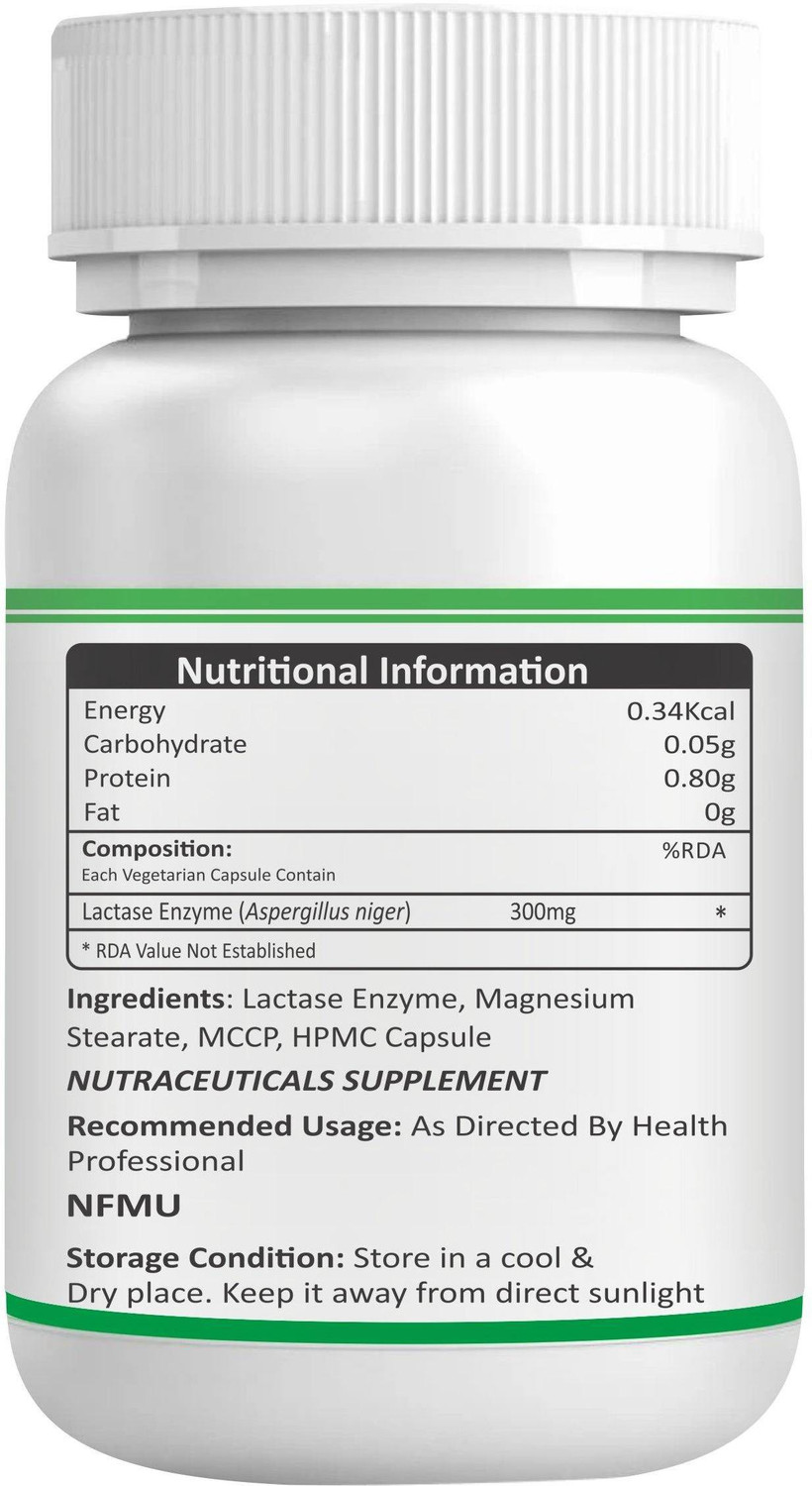 Image of BIOVEN Lactase Enzyme Veg Capsules