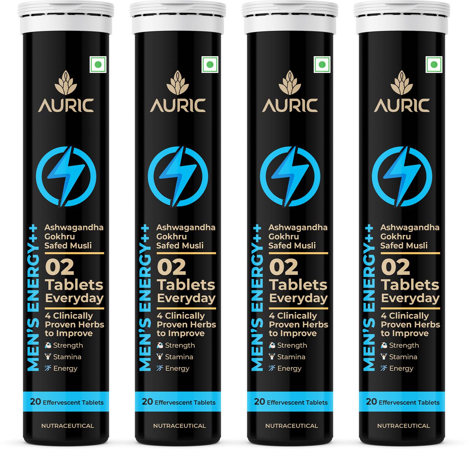 Auric Men S Energy++ Eff Tablets Helps Improve Vitality, Stamina & Strength
