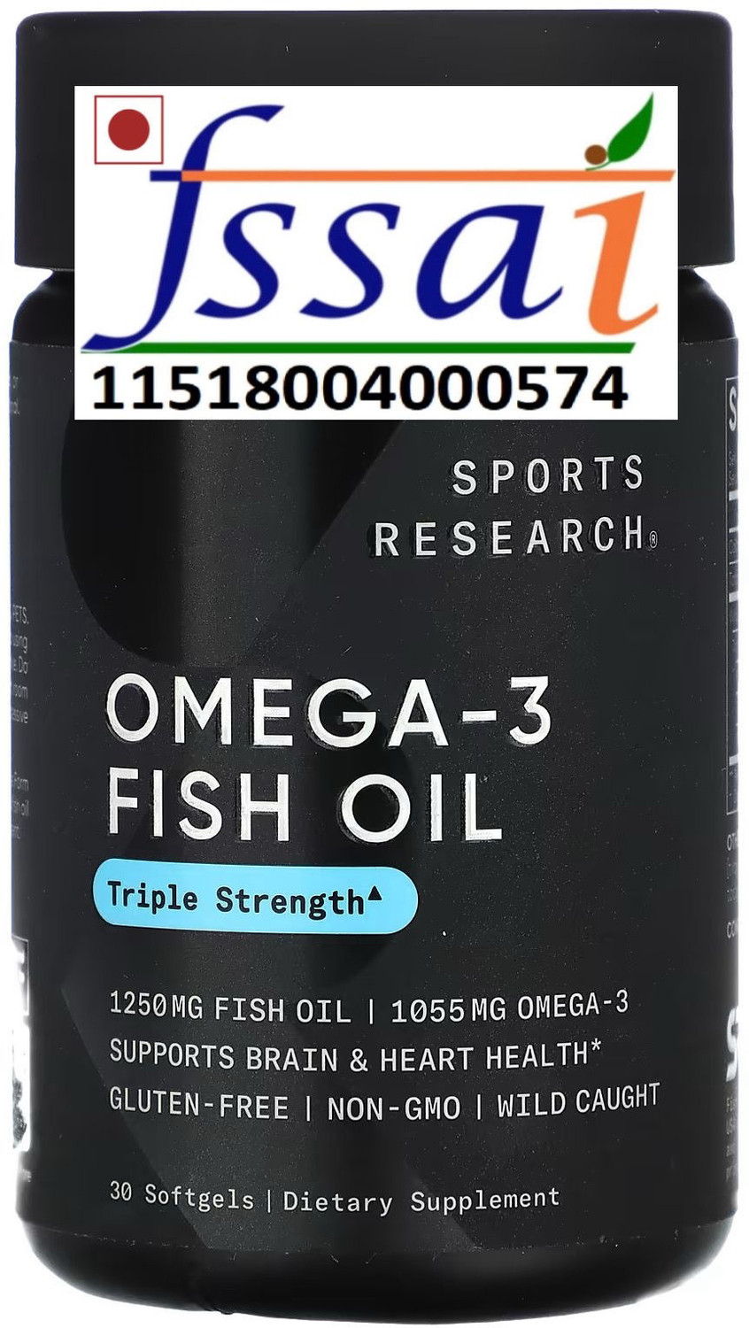 Image of Sports Research Omega-3 Fish Oil 1250mg