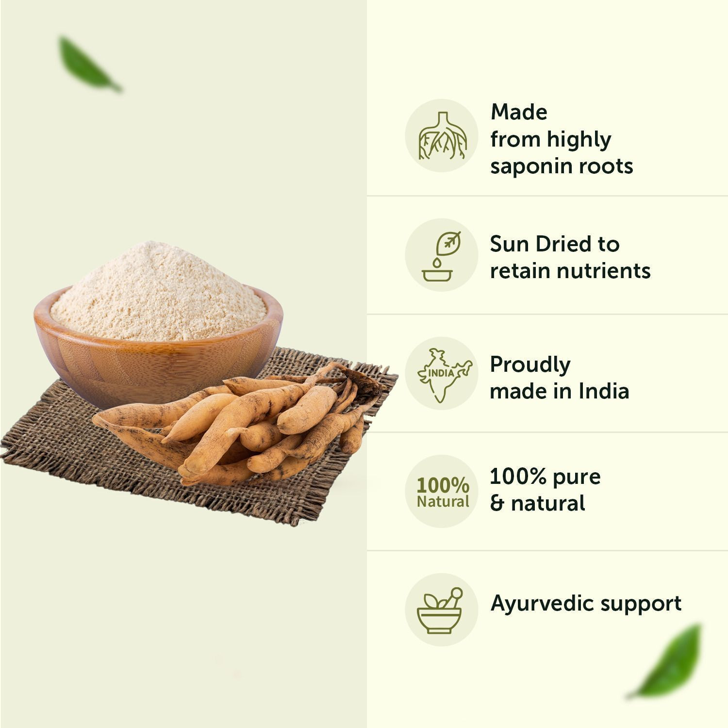 Image of Neuherbs Organic Shatavari Powder|Ayurvedic Care To Balance Women's Health|No Additives