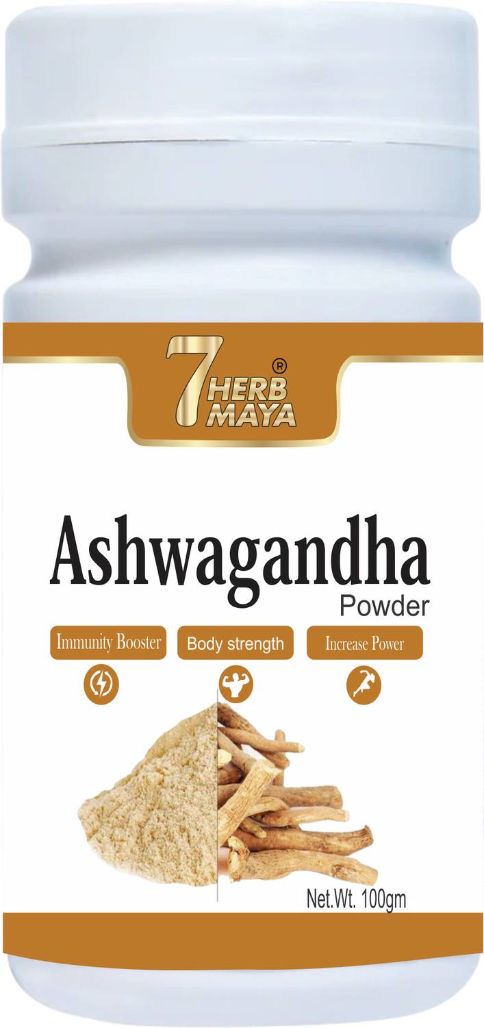 7Herbmaya Ashwagandha Churna for Vitality, Strength, & Performance | Ashwagandha Powder