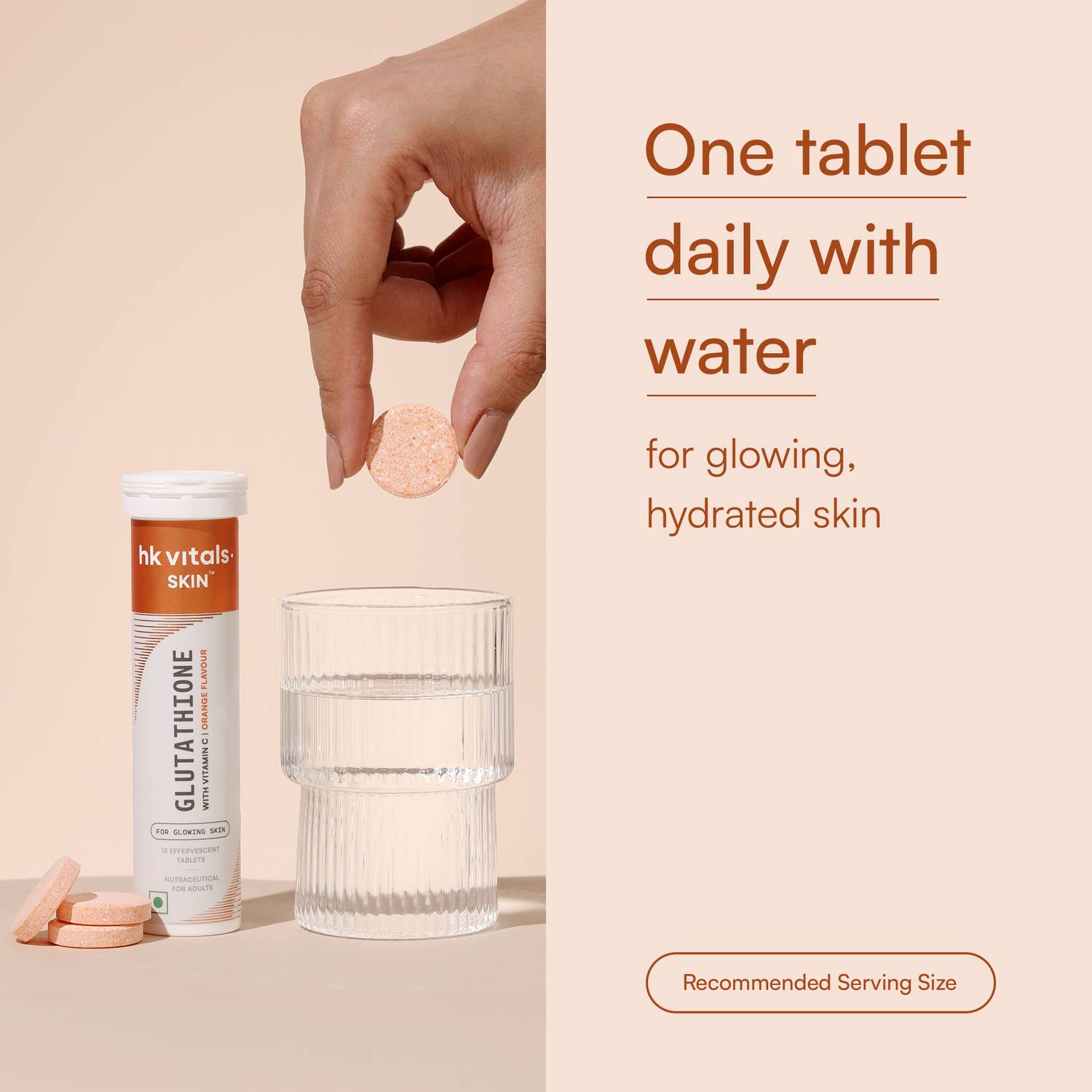 hk vitals Glutathione Effervescent, Orange - Image 5