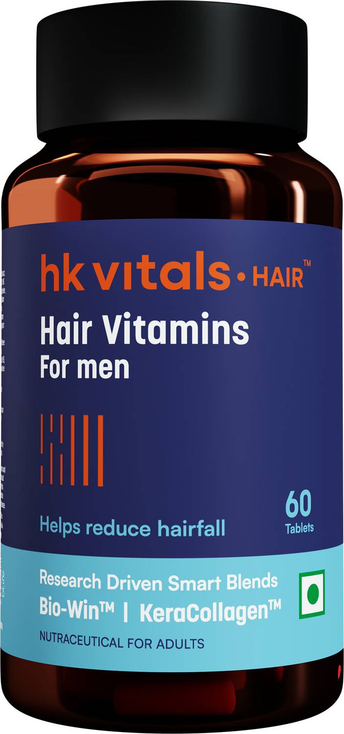 hk vitals Hair Vitamin for Men - 60 Tablets