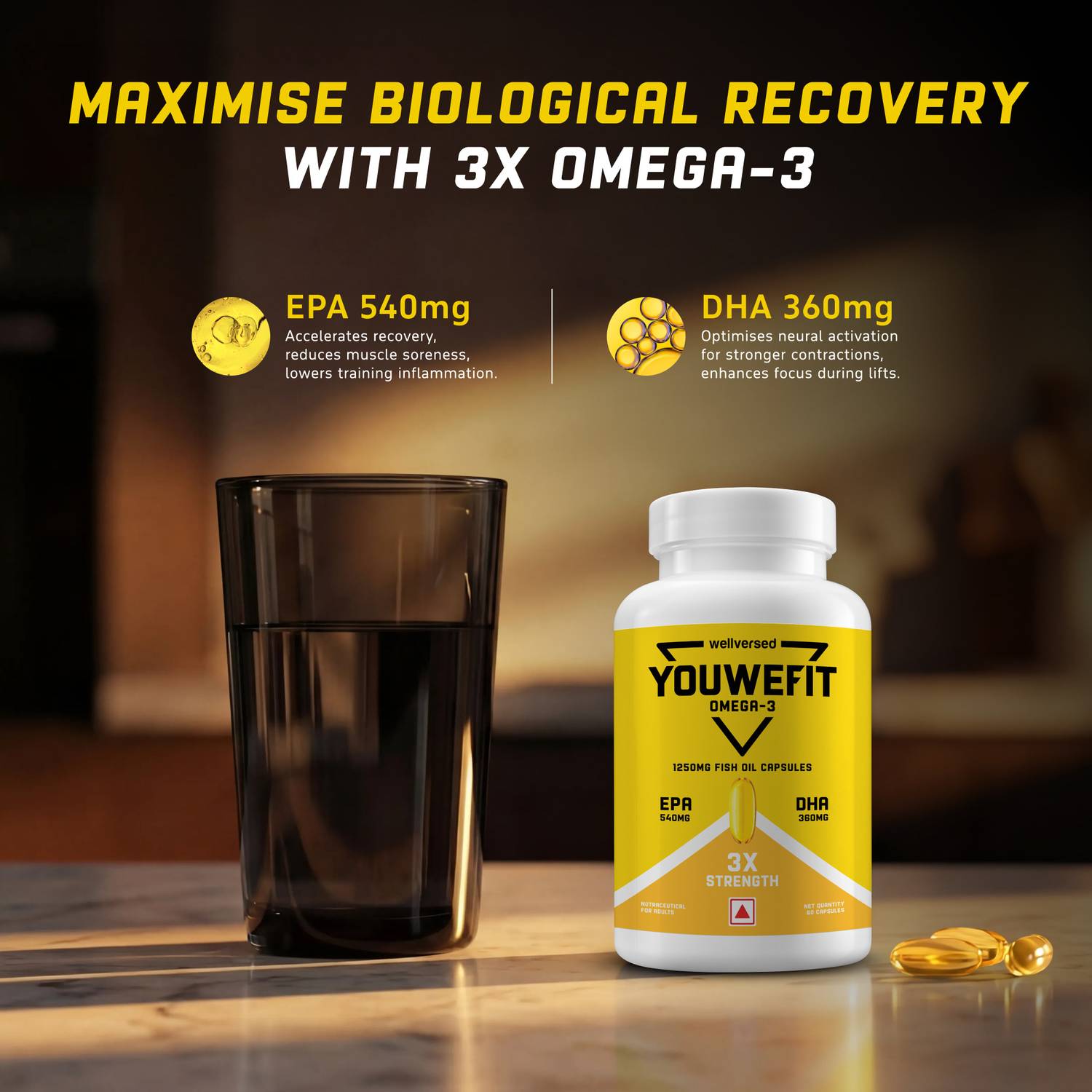 YouWeFit Omega-3 Fish Oil 1.25g - Image 5