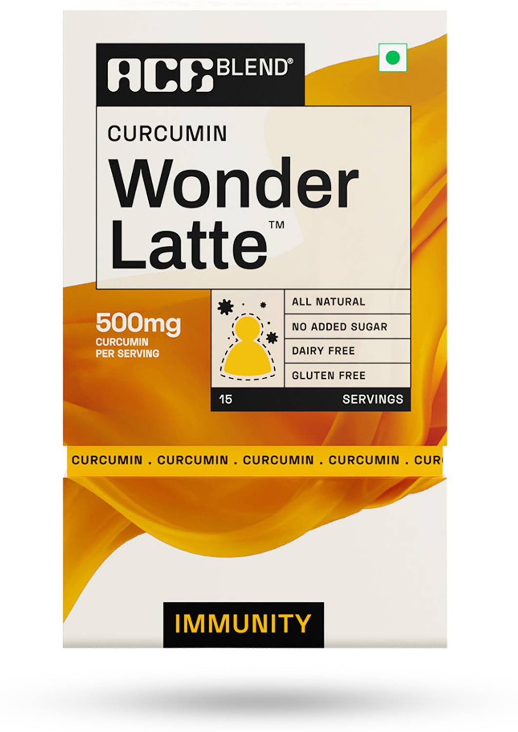 Ace Blend Curcumin WONDER LATTE Turmeric Extract | High Immunity | Antioxidant | Cold/Hot