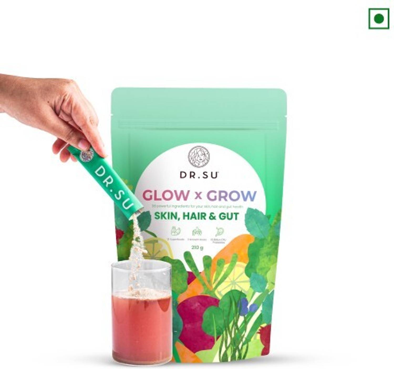 Dr.Su Glow x Grow Supplement 30 Sachets - Image 1
