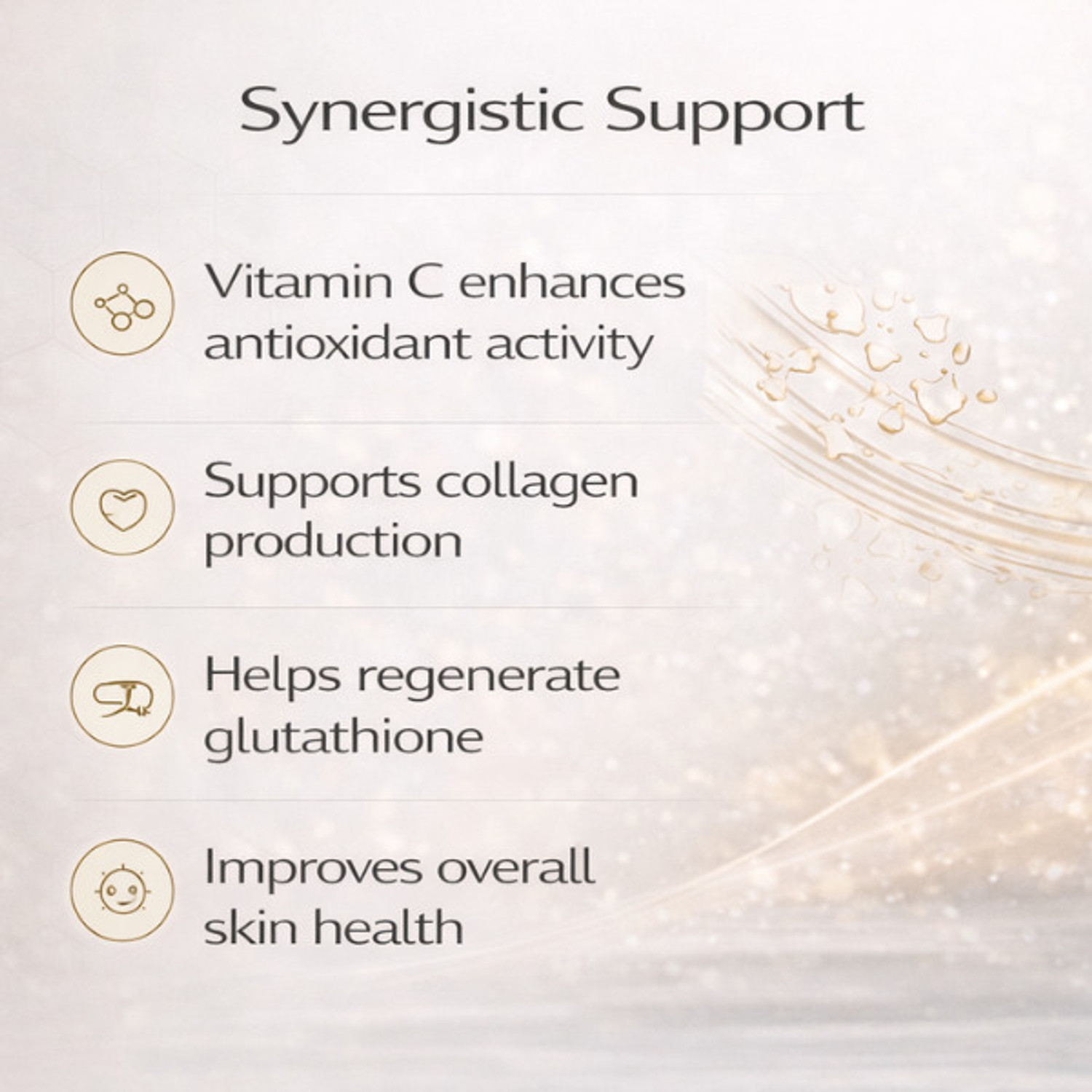 Image of Pure Nutrition Liposomal Glutathione 580mg with Vitamin C | Supports Skin Health