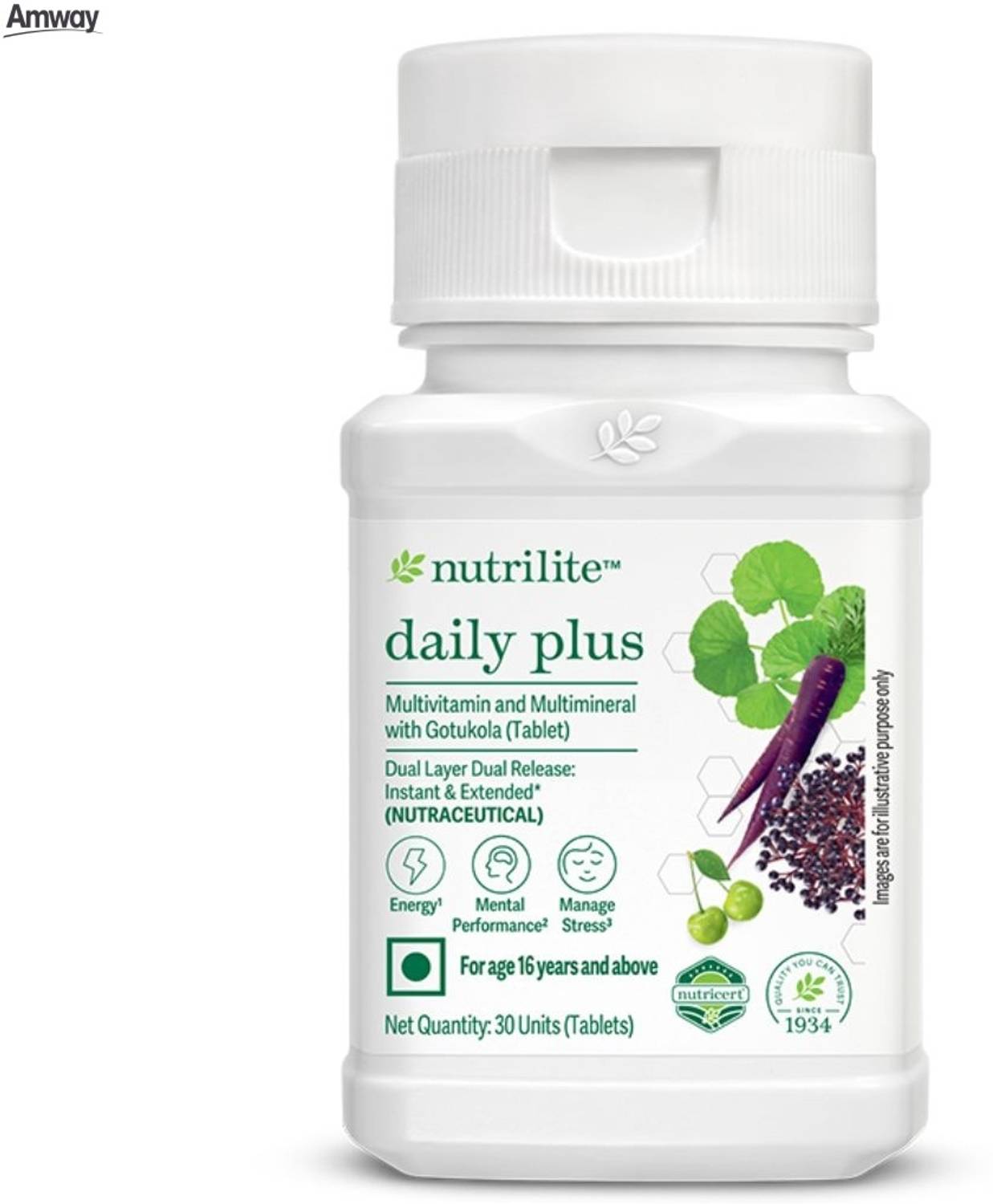 Amway Nutrilite Daily Plus  24 Vitamins & Minerals for Total Well-being  Price in India - Buy Amway Nutrilite Daily Plus  24 Vitamins & Minerals  for Total Well-being online at Flipkart.com