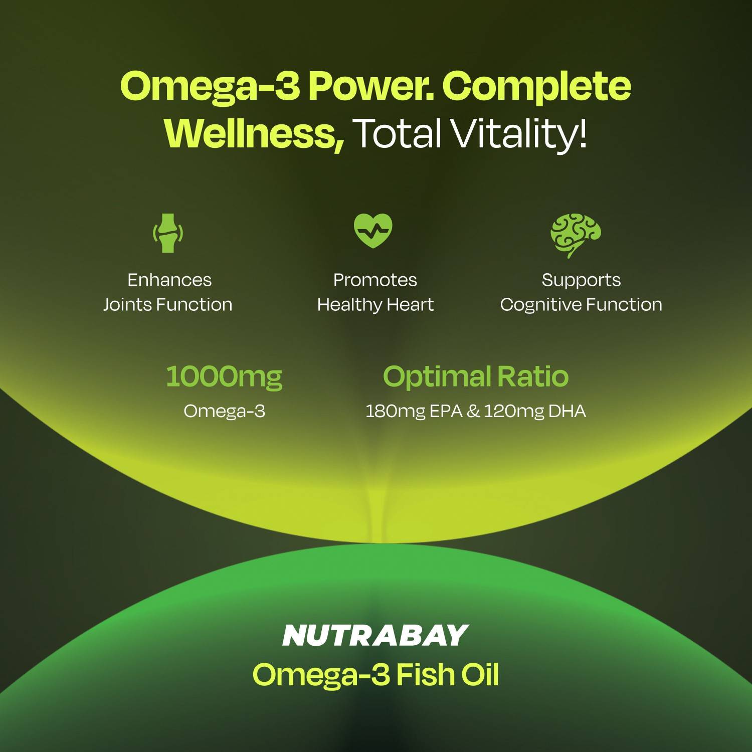 Nutrabay Wellness Fish Oil Omega 3 - 1000mg 1 g - Image 3