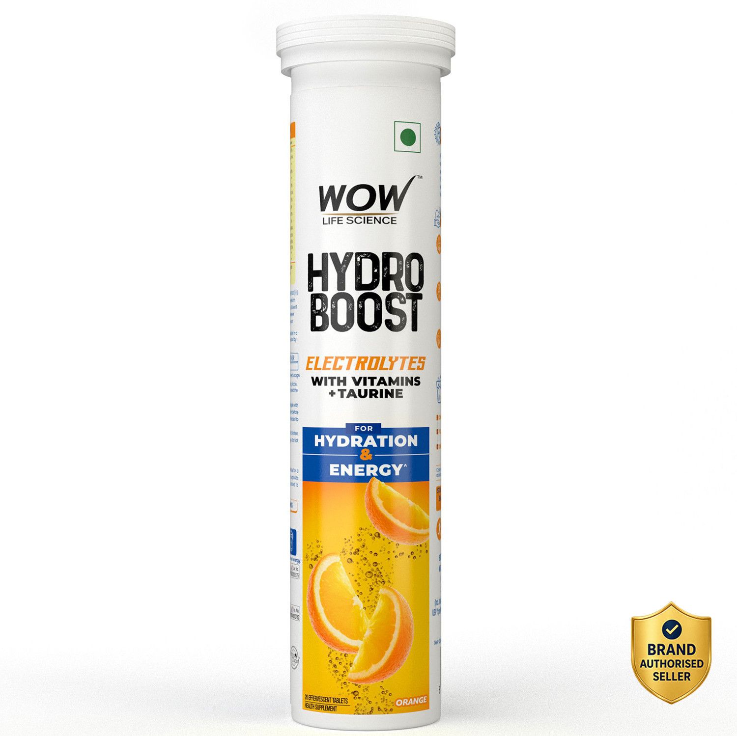 Image of WOW Life Science Hydroboost Electrolytes Low Sugar Energy Drink For Instant Hydration