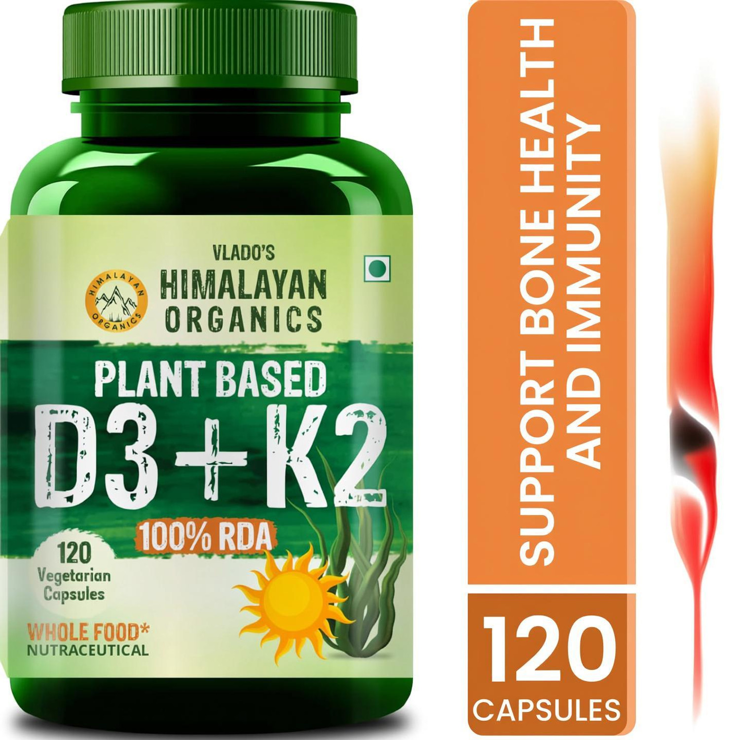 Image of Vlado's Himalayan Organics Plant Based D3 + K2