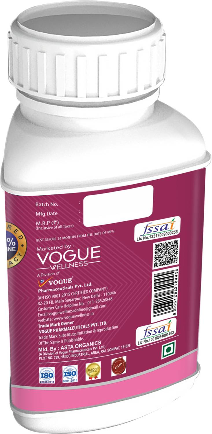 VOGUE WELLNESS l Glutathione Vitamin C Tablet For Radiance Skin Whitening, Glowing & Clear Skin