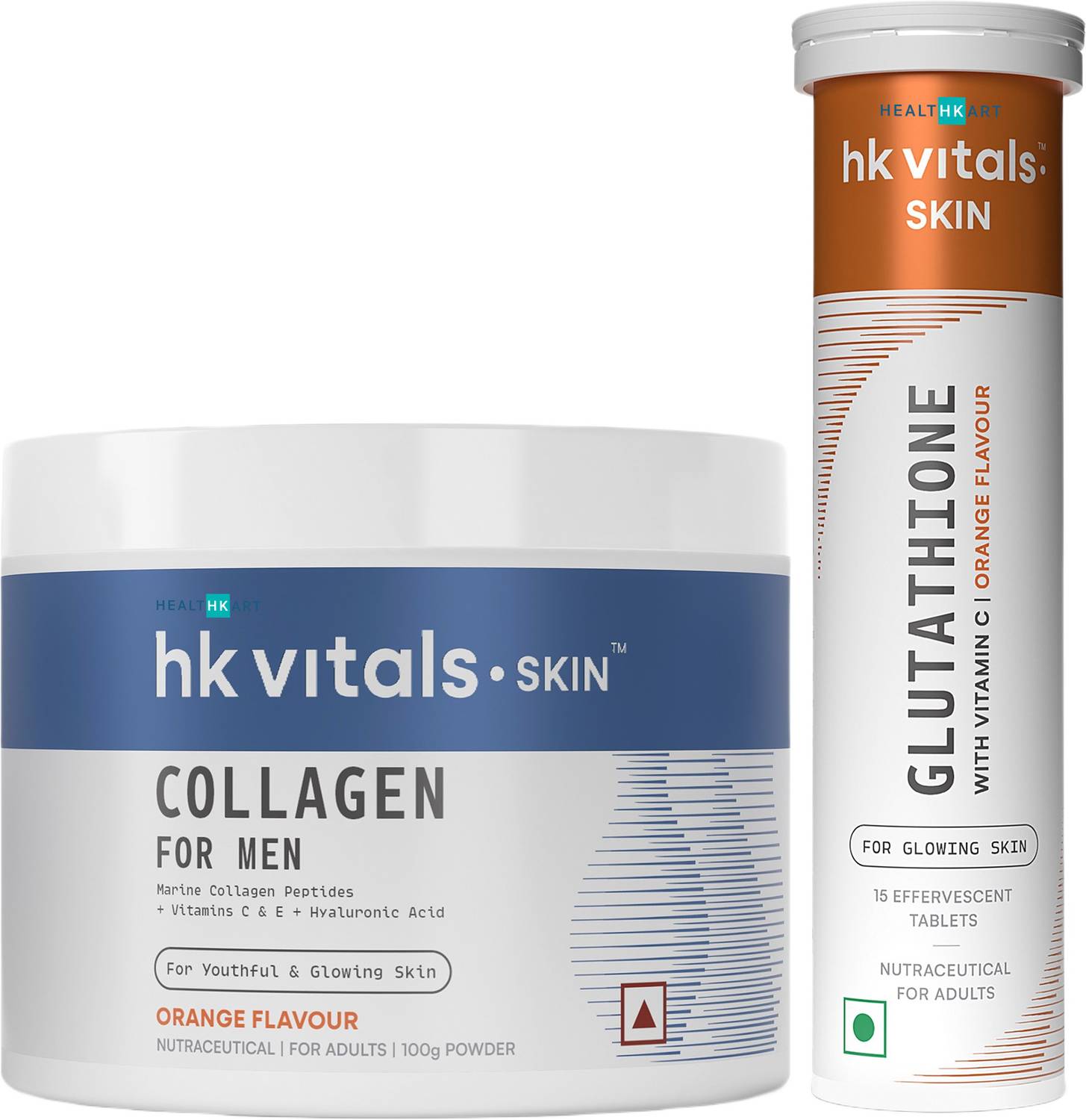 HEALTHKART hk vitals Marine Collagen for Men Supplement with Biotin &  Glutathione