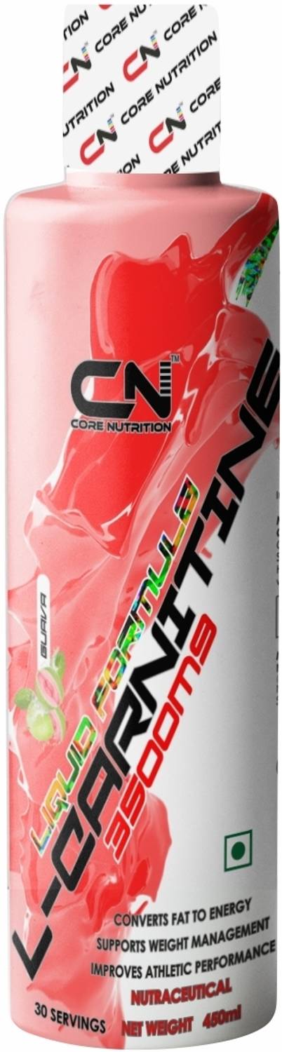 CORE NUTRITION L-Carnitine Liquid Formula Supports in Weight Management  (Flavour-Guava) Price in India