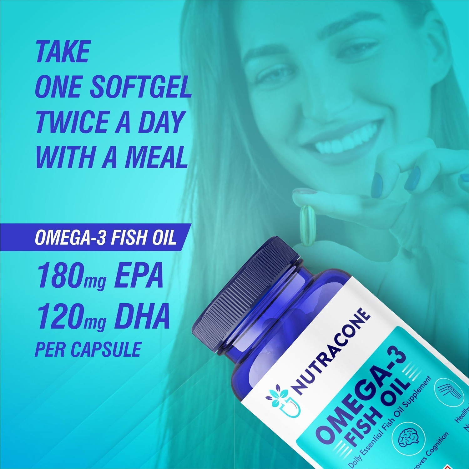 Image of NUTRACONE OMEGA-3 FISH OIL