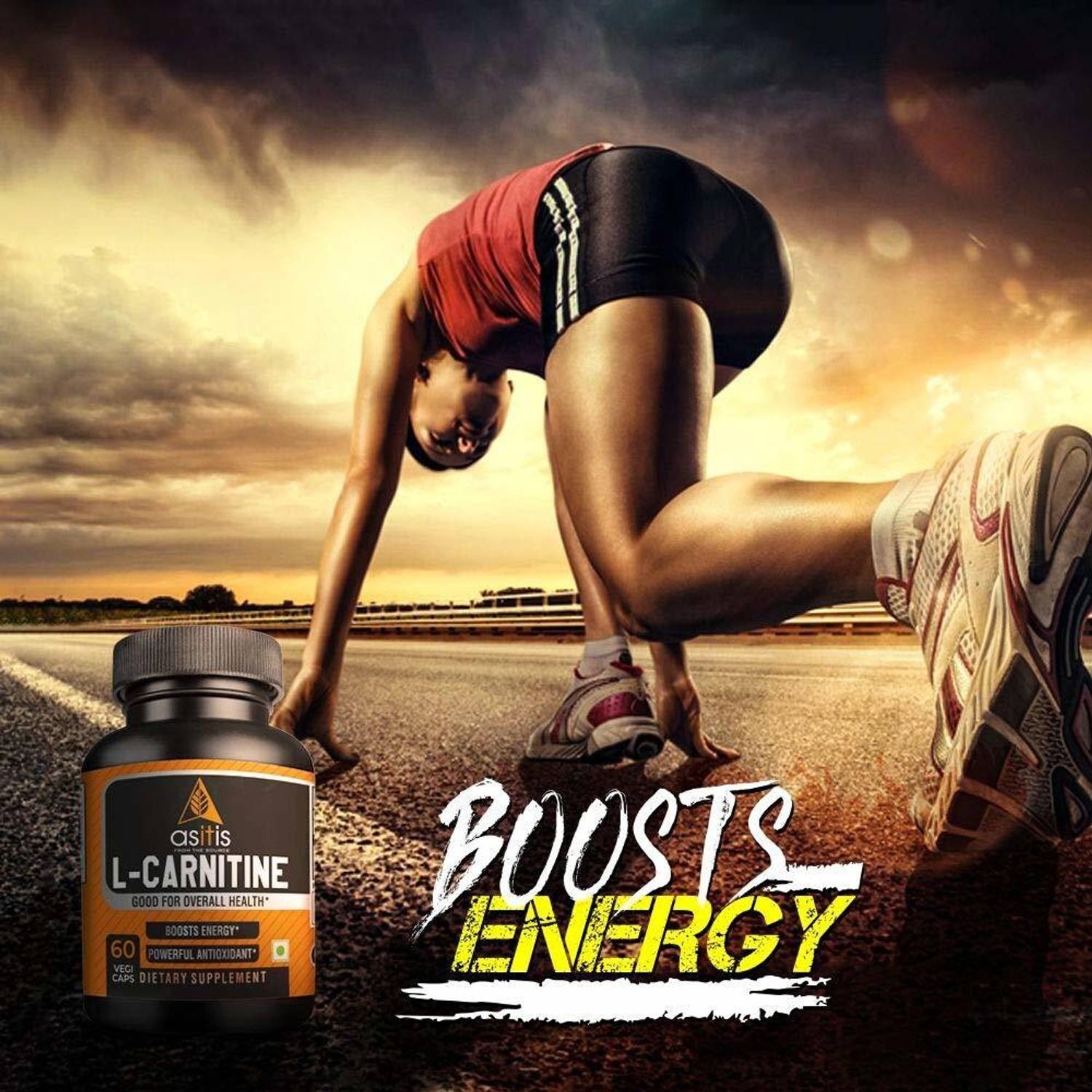 asitis l carnitine AS-IT-IS Nutrition L-Carnitine Capsules