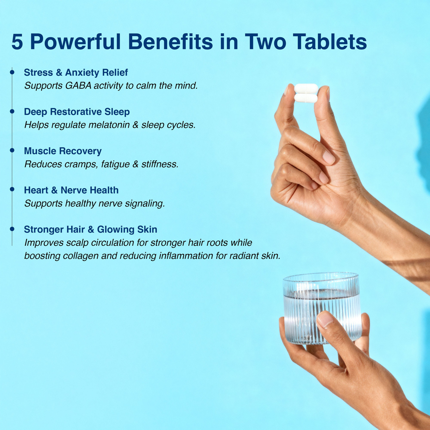 Image of ThriveCo Chelated Magnesium Bisglycinate Supplement | Sleep, Stress & Muscle Support
