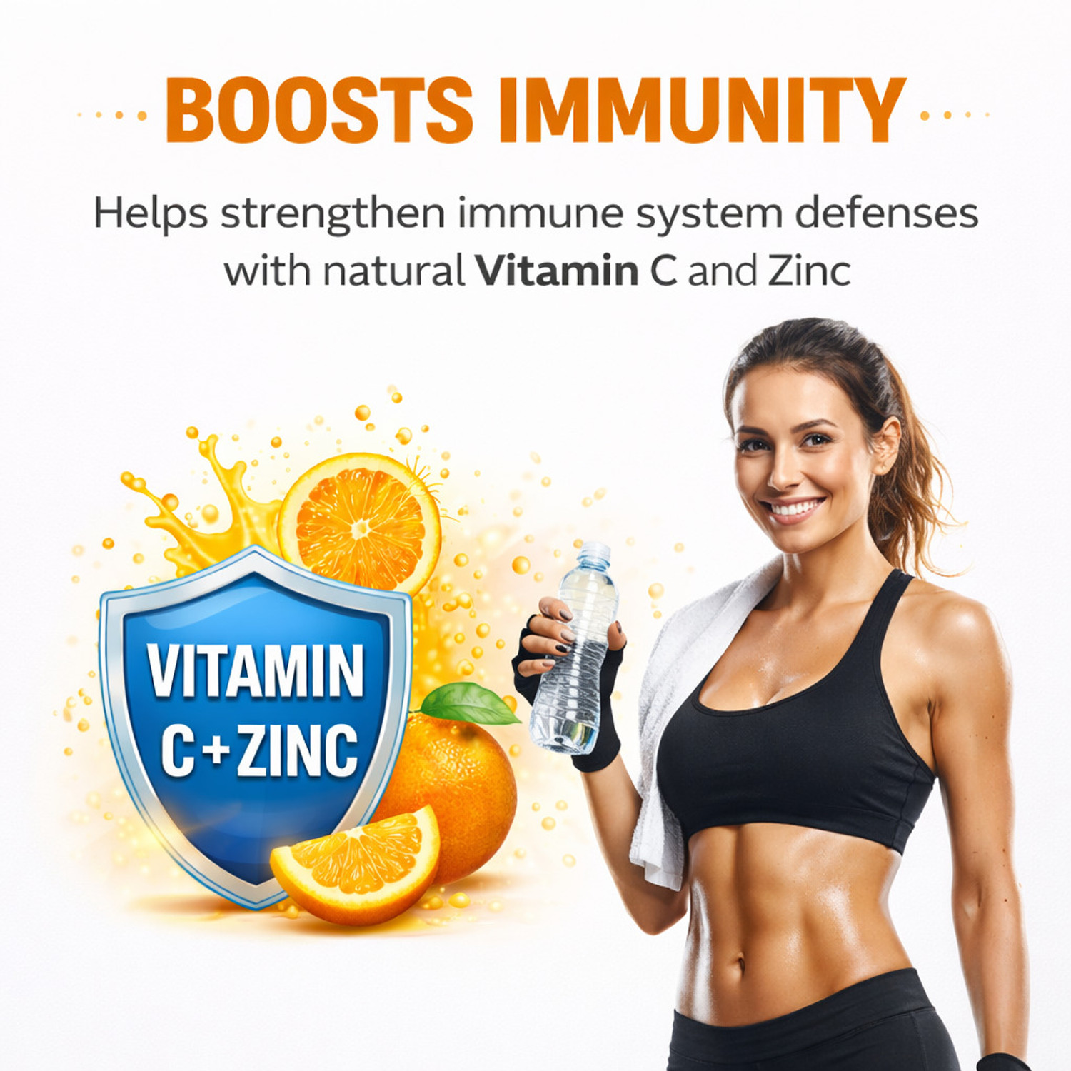 Image of BEST CHOICE NUTRITION Vitamin C Effervescent Tablets | Amla Extract & Zinc for Daily Immunity & Skin