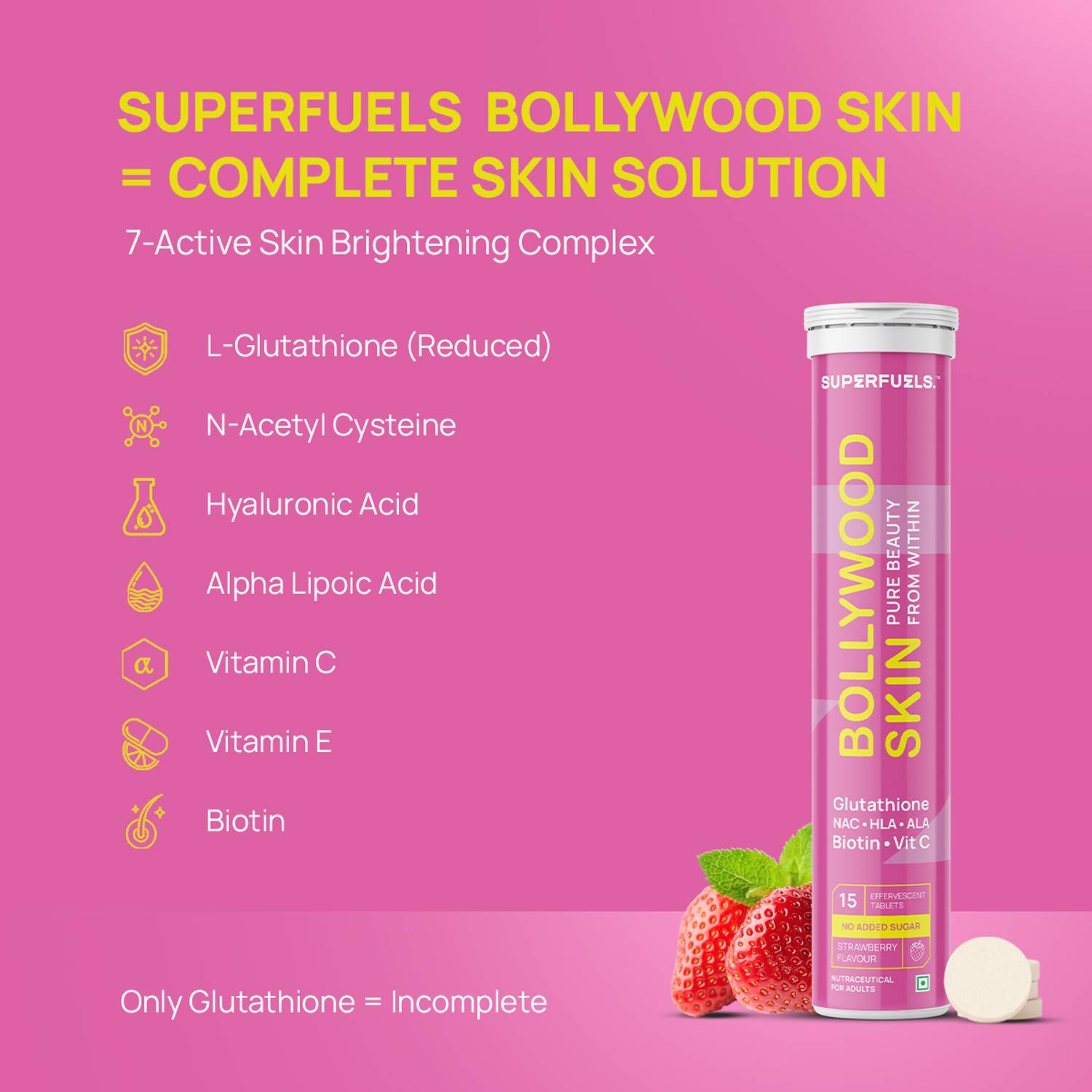 bollywood glutathione SUPERFUELS. BOLLYWOOD SKIN Price in India