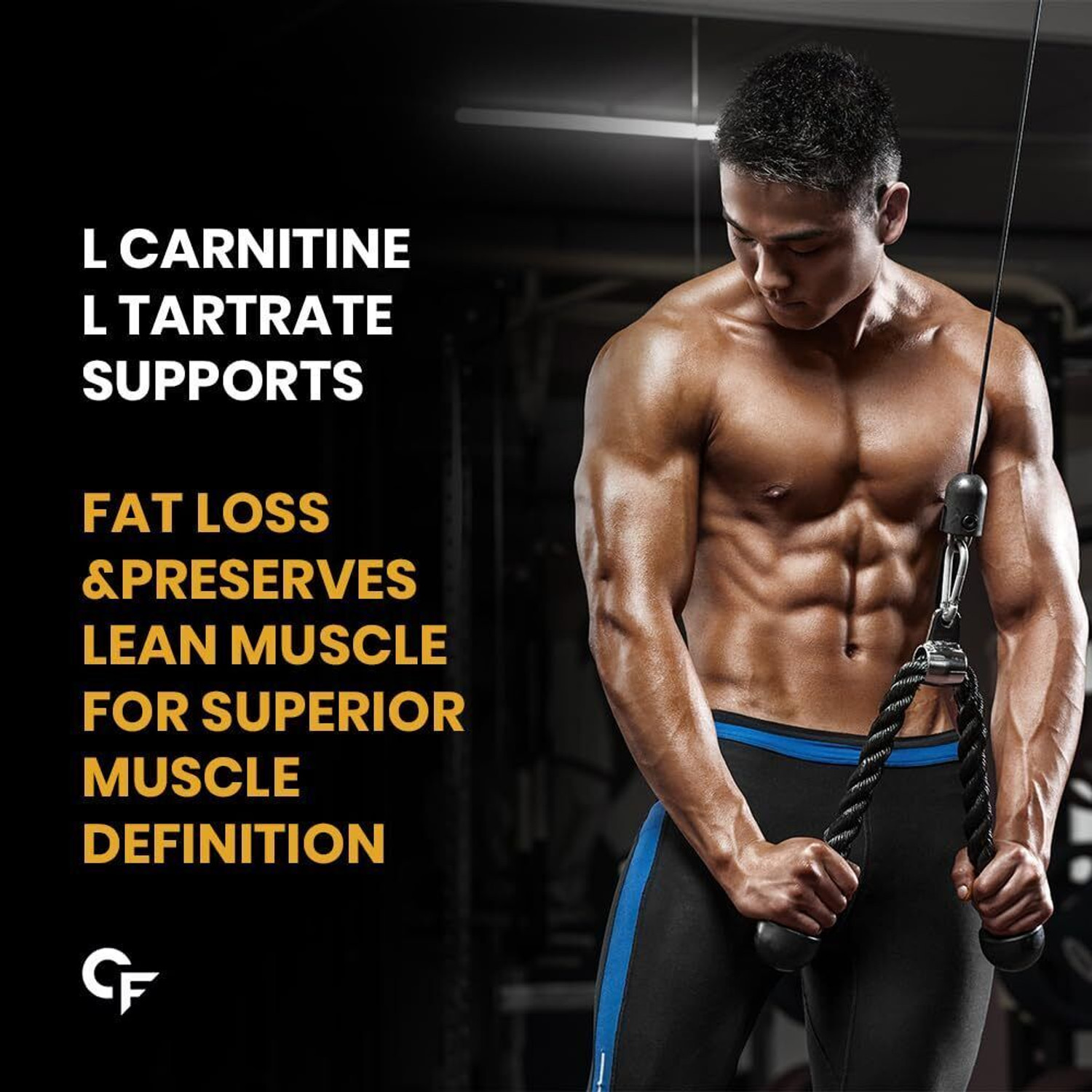 Image of CARBAMIDE FORTE L-Carnitine L-Tartrate Powder Post & Pre Workout Supplement - 2000mg