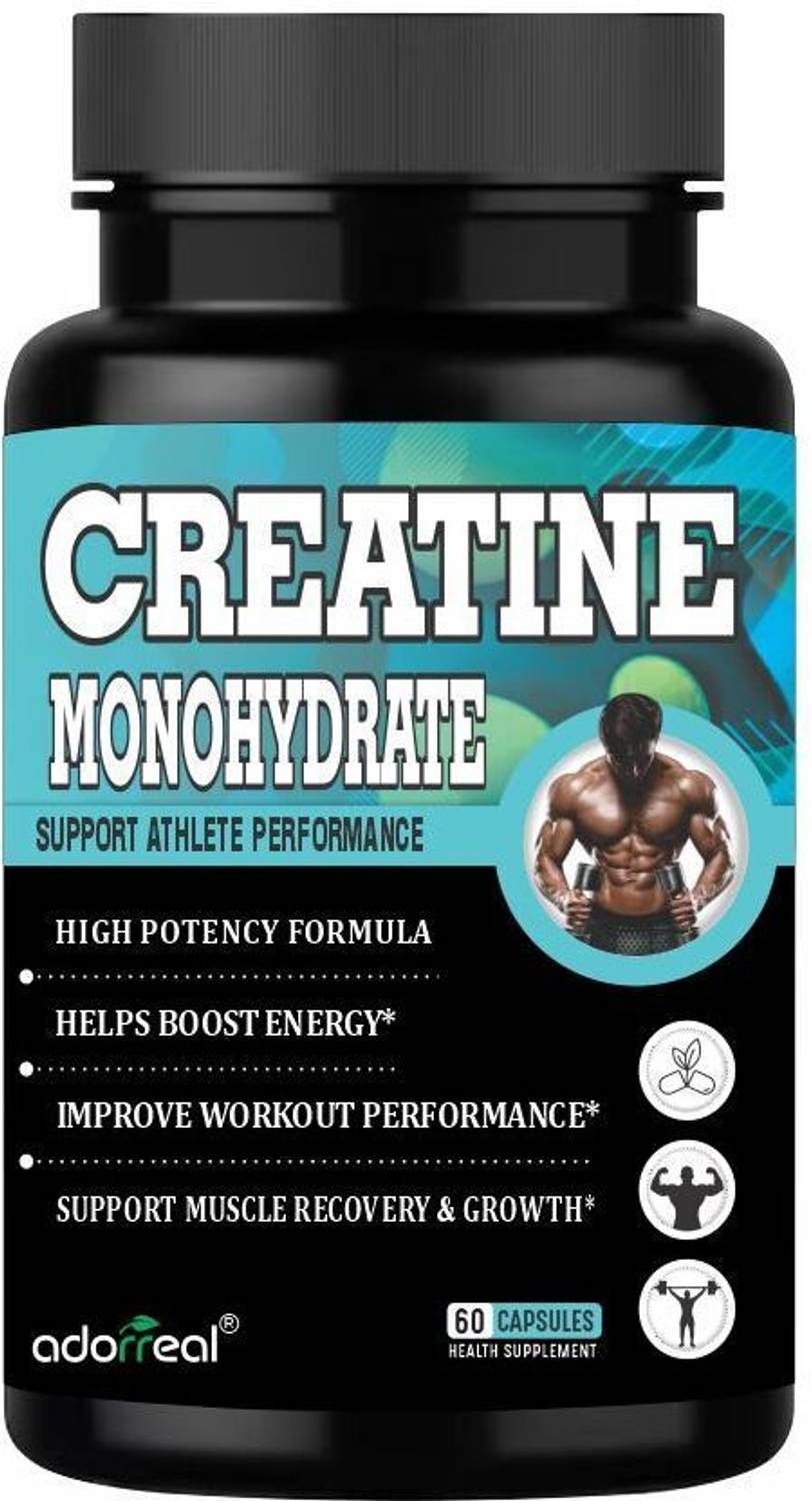Adorreal Creatine Monohydrate Strength Endurance Athlete Performance Energy Support