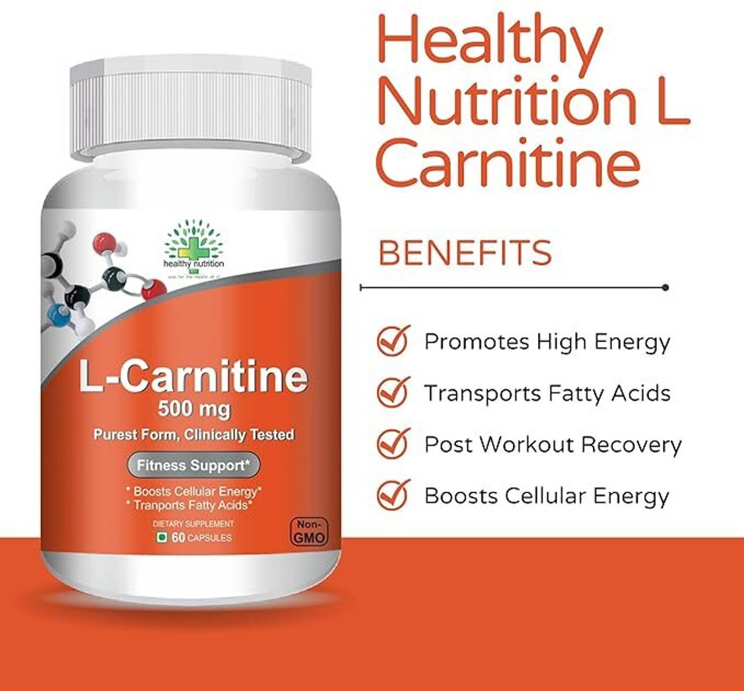 l carnitine benefits for woman L-Carnitine 3500mg Liquid – Core Nutrition main image 0