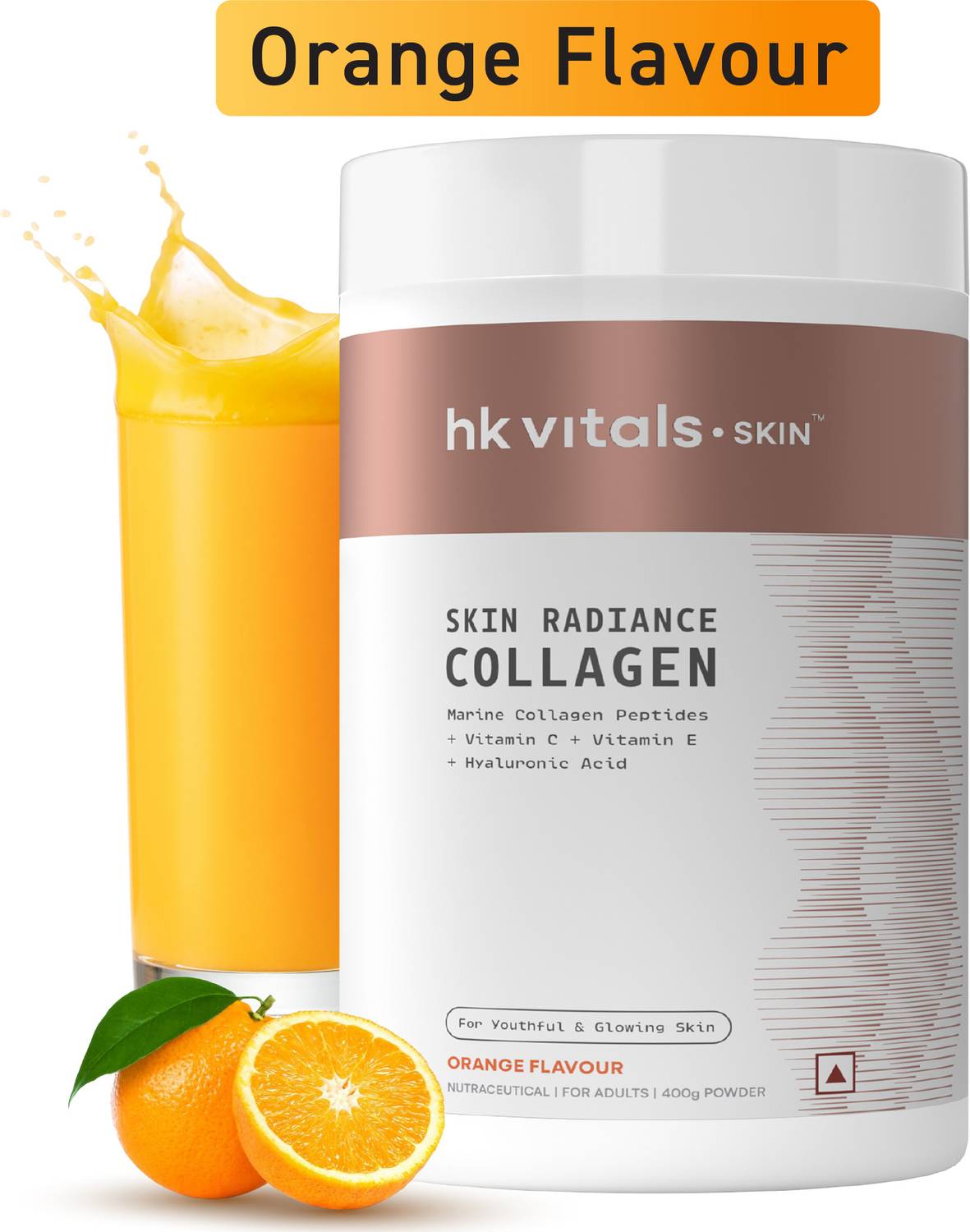 hk vitals Skin Radiance Marine Collagen, Orange - Image 1