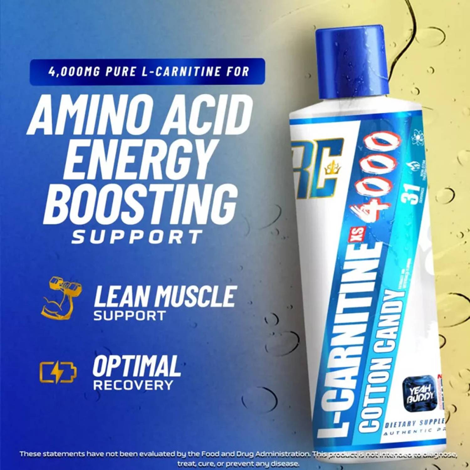 l carnitine 4000 rc RC RONIE COLEMAN Signature Series XS L-Carnitine 4000 MG , Cotton candy  Flavour