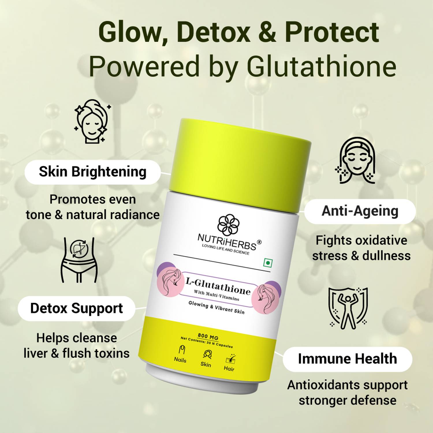 Nutriherbs L-Glutathione Capsule with Vitamin C | for Glowing & Youthful Skin, Hair, Nails Price in India - Buy Nutriherbs L-Glutathione Capsule with Vitamin C | for Glowing & Youthful Skin, Hair, Nutriherbs L-Glutathione Capsule with Vitamin C | for Glowing & Youthful Skin, Hair, Nails Price in India - Buy Nutriherbs L-Glutathione Capsule with Vitamin C | for Glowing & Youthful Skin, Hair,