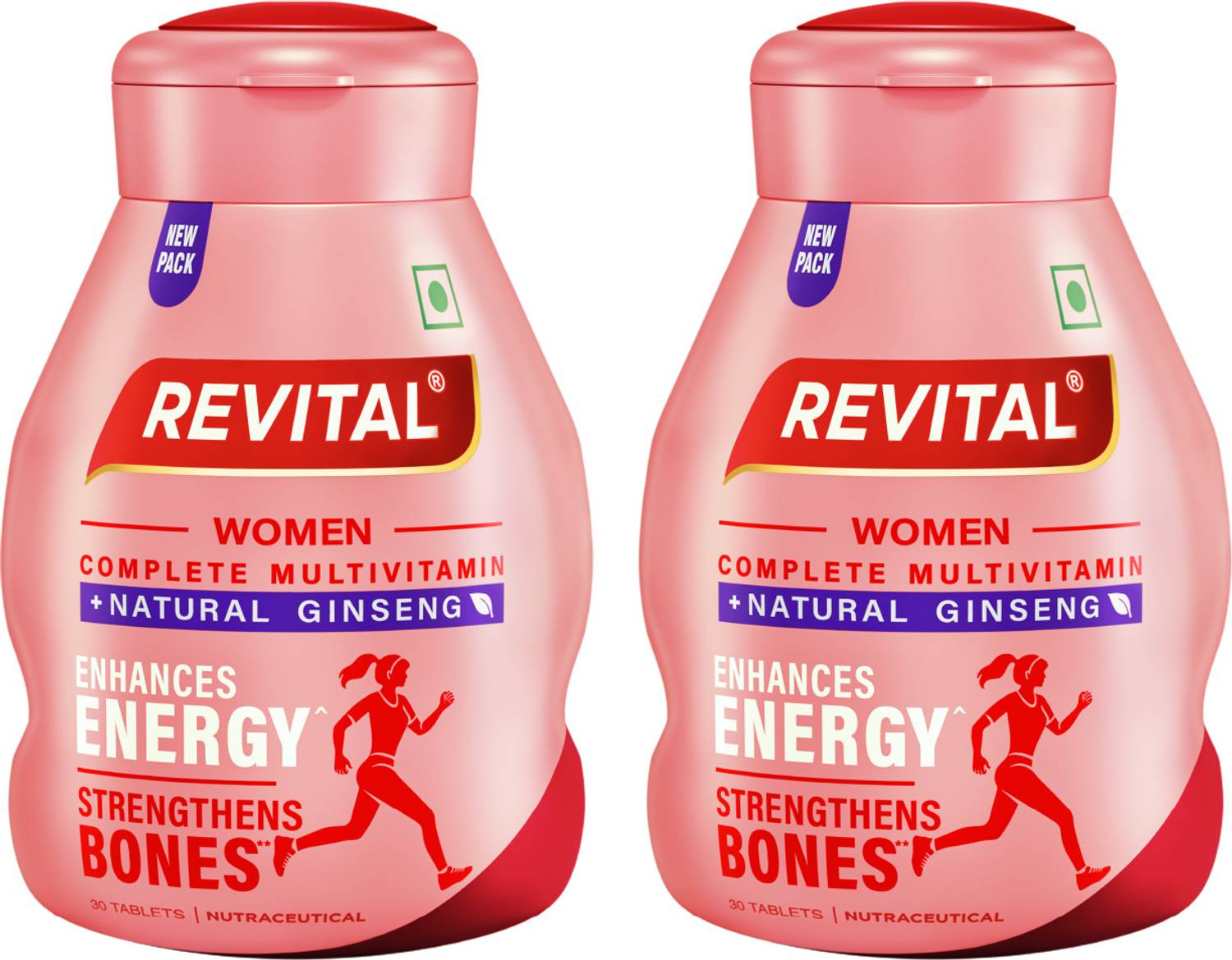 Revital H Women with 22 Multivitamins & Minerals such as Calcium,