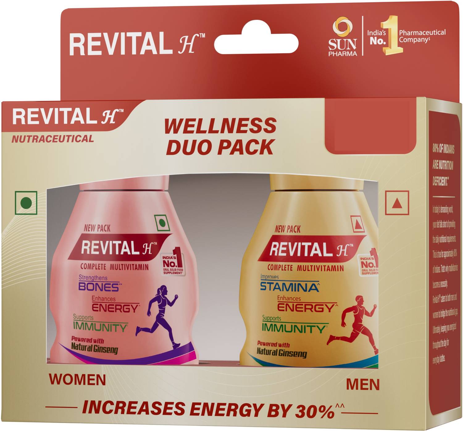 Revital H Wellness Duo Pack (60 Tablets)