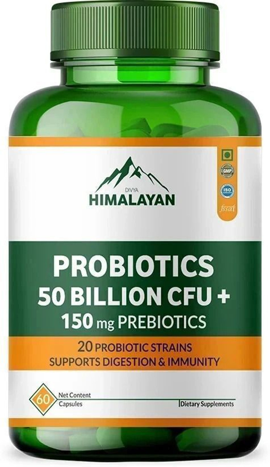 Image of Divya Himalayan Probiotics 50 Billion CFU Supplement for Improved Digestion and Boosted Immunity