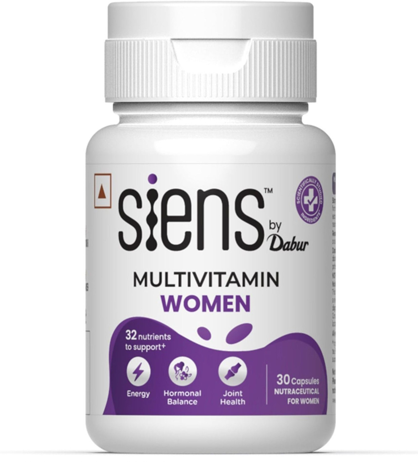 Image of Siens By Dabur Multivitamin for Women-30 tablets|Boosts Energy, Hormonal balance & Joint Health